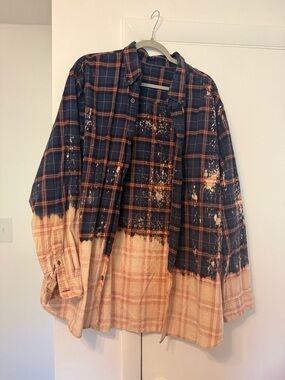 Custom Distressed Flannel